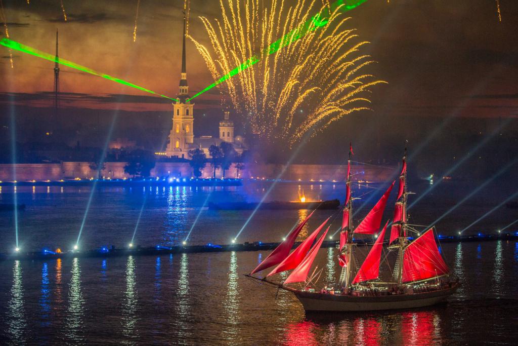 Graduation celebration in St. Petersburg