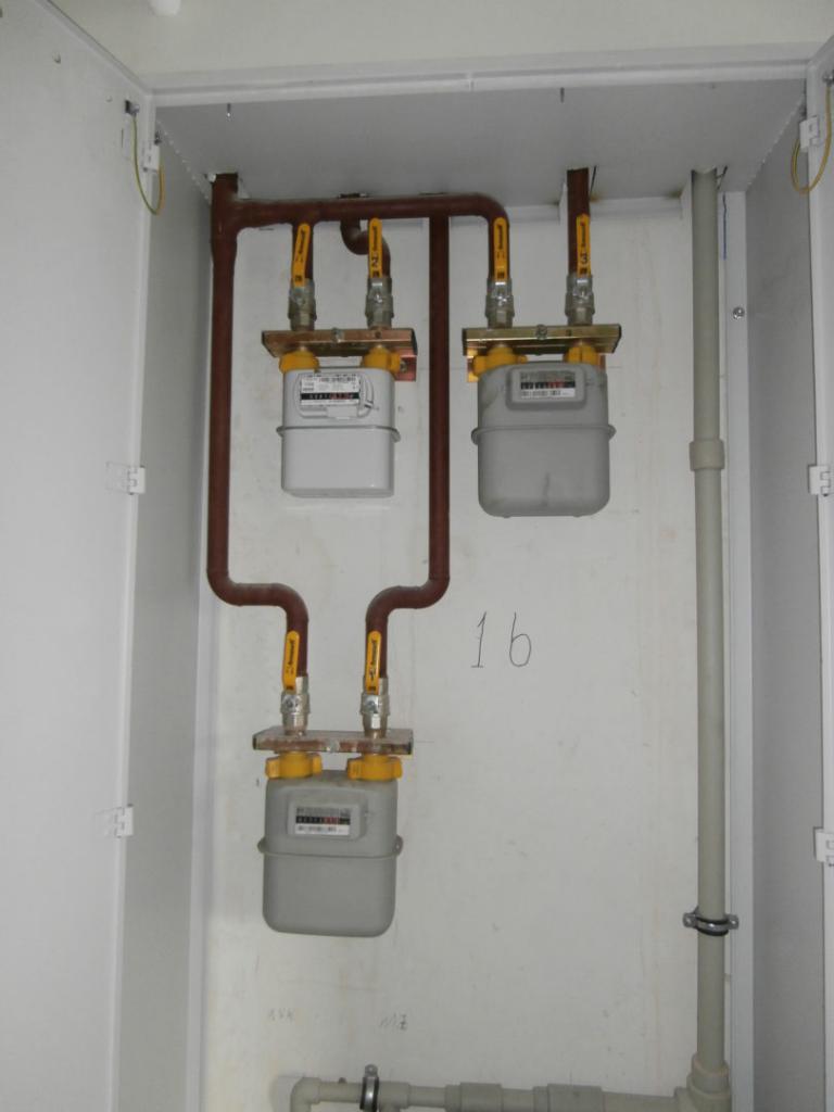 how to install a gas meter