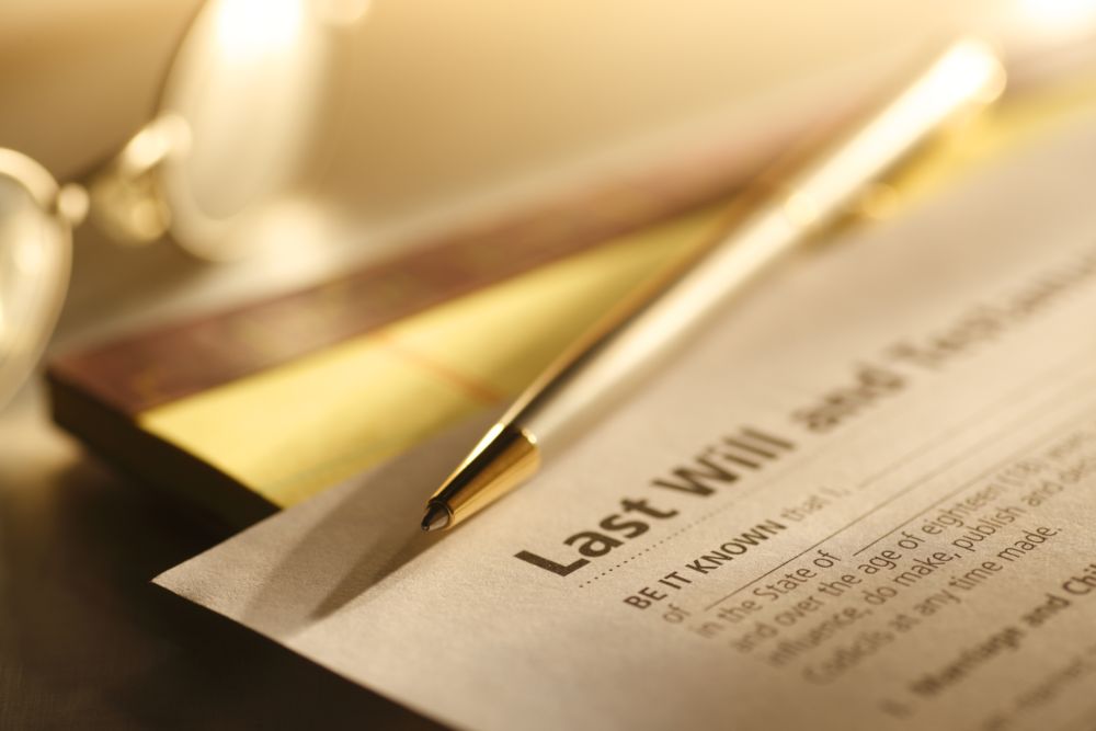 Rules for writing a will.