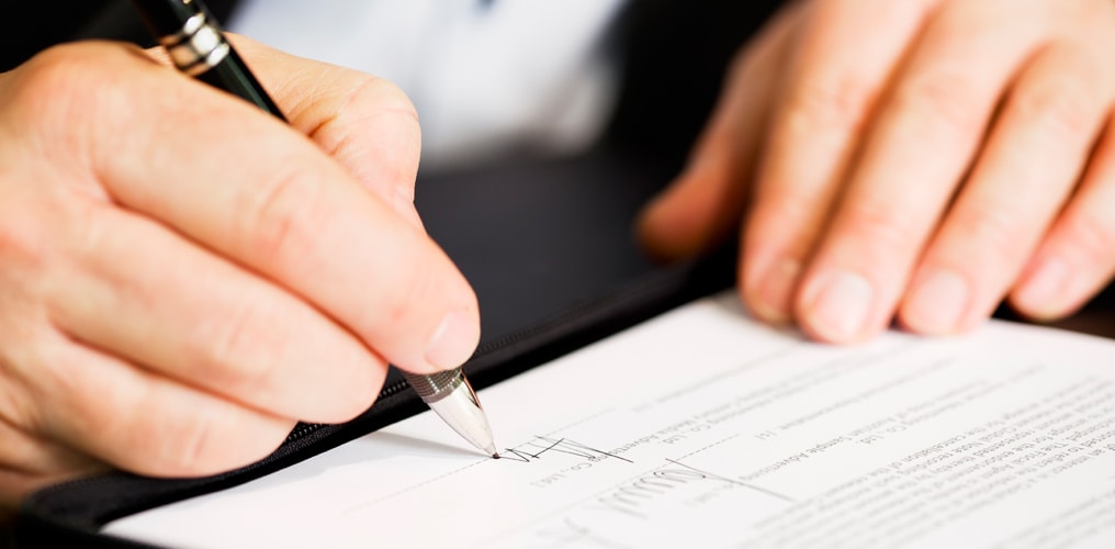 Documents for opening an account.