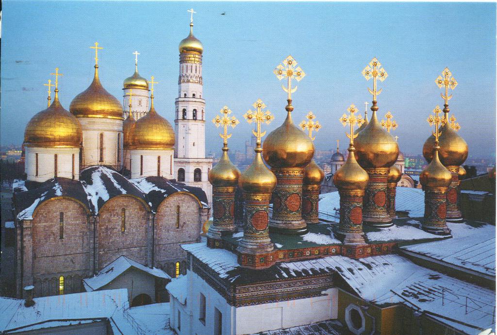Domes of Moscow Cathedrals