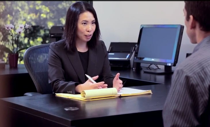 Chatting in the office