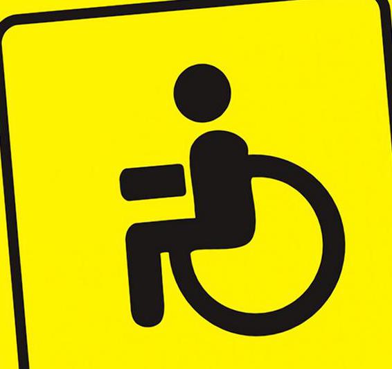 disabled person sign