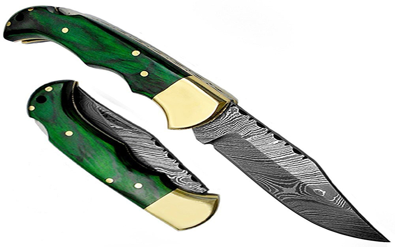 Green knife