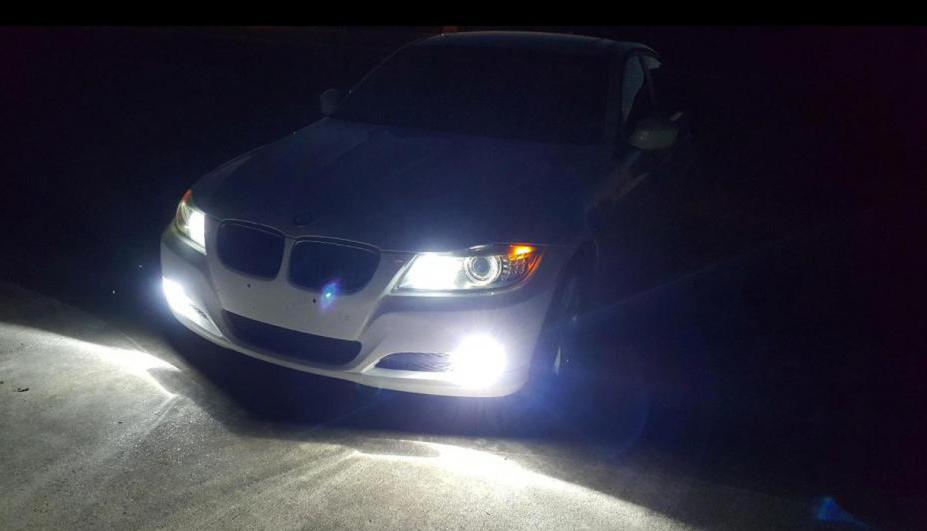 LED mounting in headlights