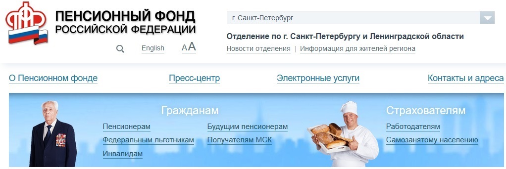 PFR personal account