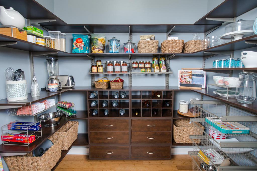 Pantry in the kitchen