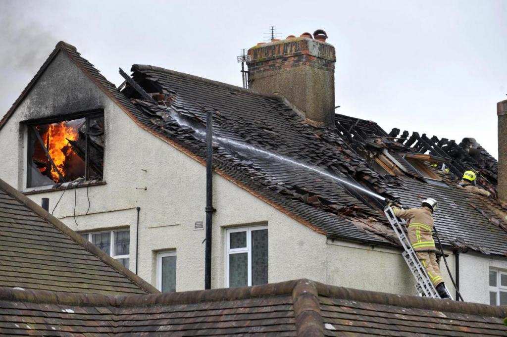 Building after a fire