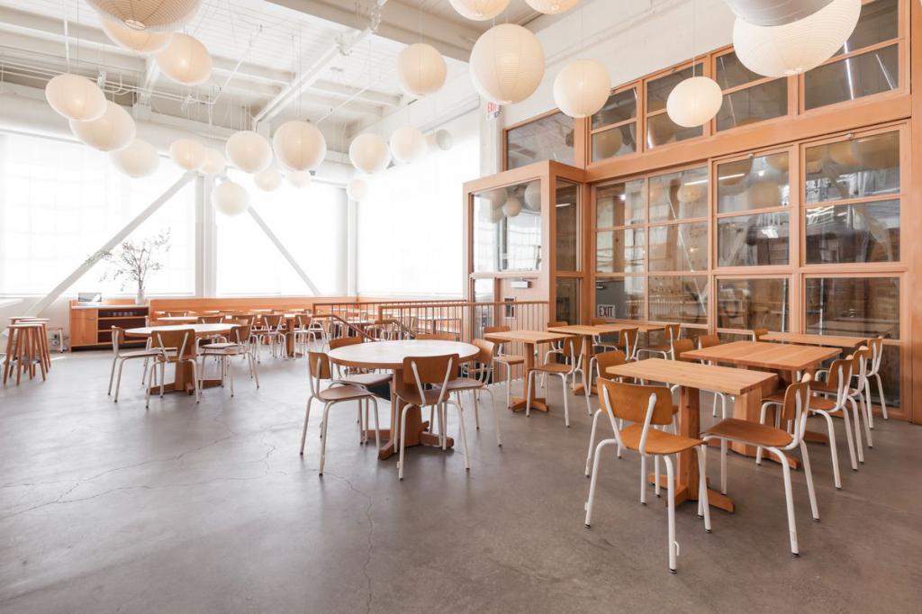 Dining room for employees