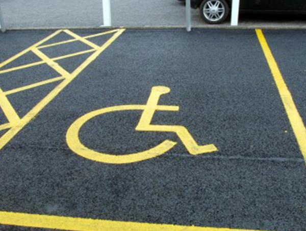 designated parking spot