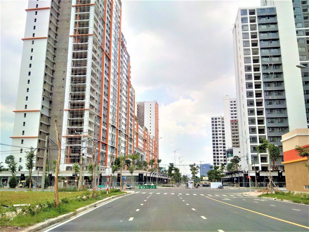 Example of distances between houses