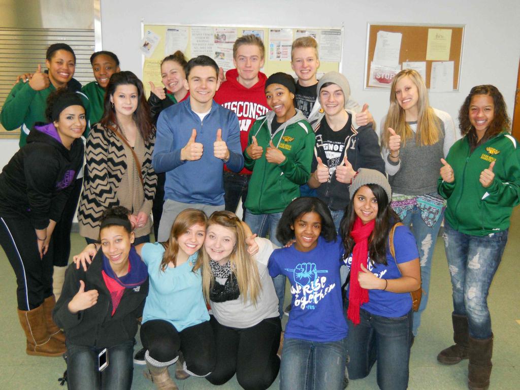 Volunteers are happy people.