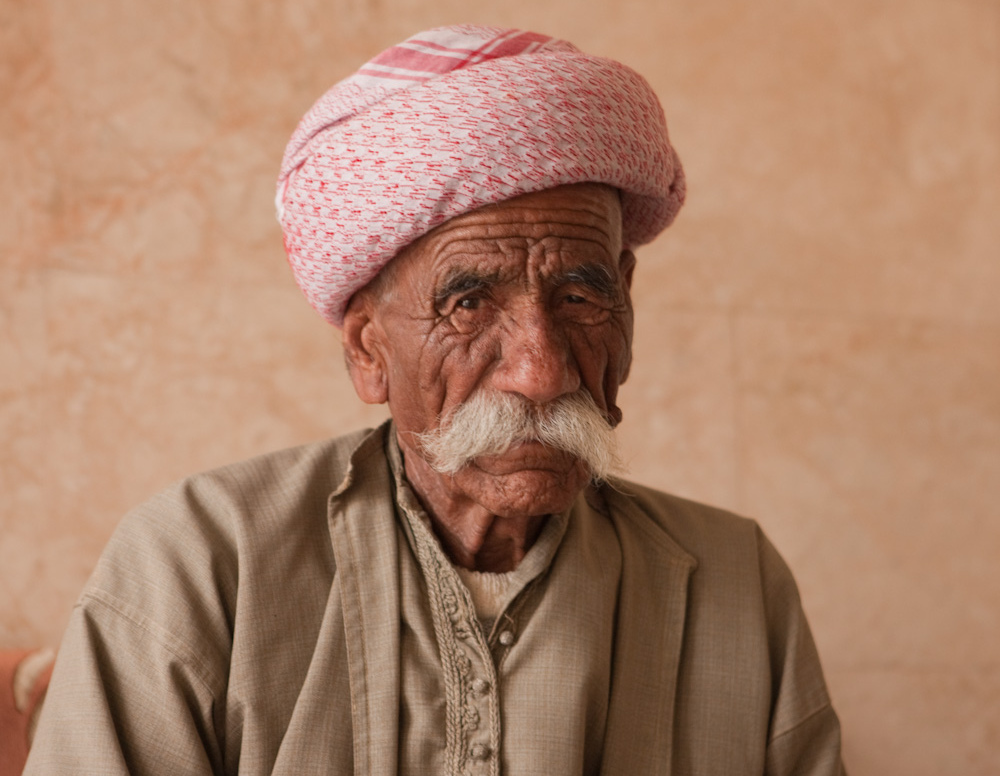 An elderly man from Iraq