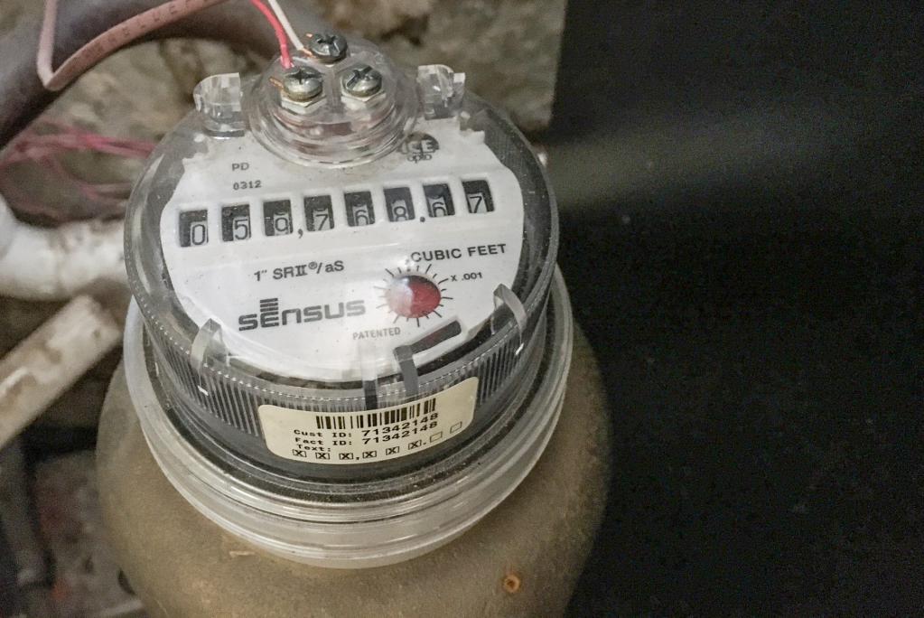 water meter, counter