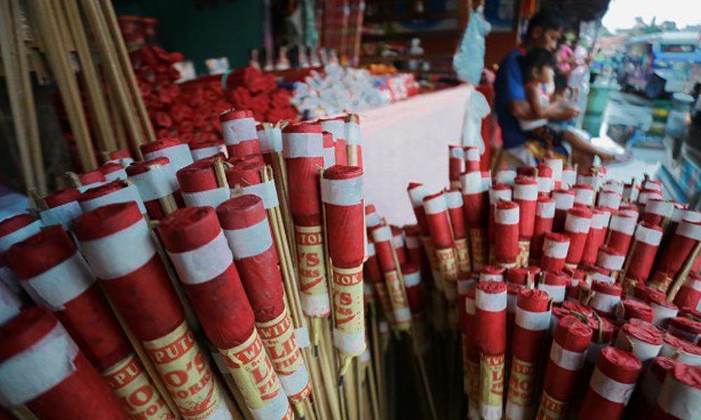 firecrackers on the counter