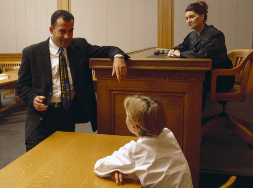 Juvenile in court
