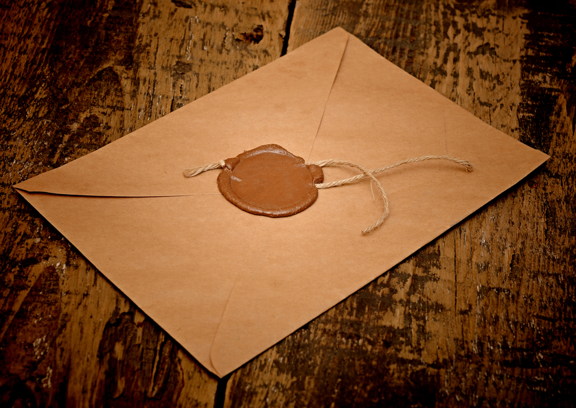 Request in a sealed envelope