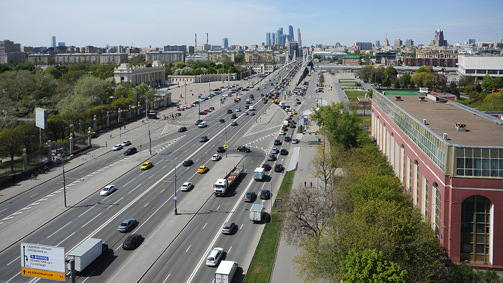 Trading place in Moscow