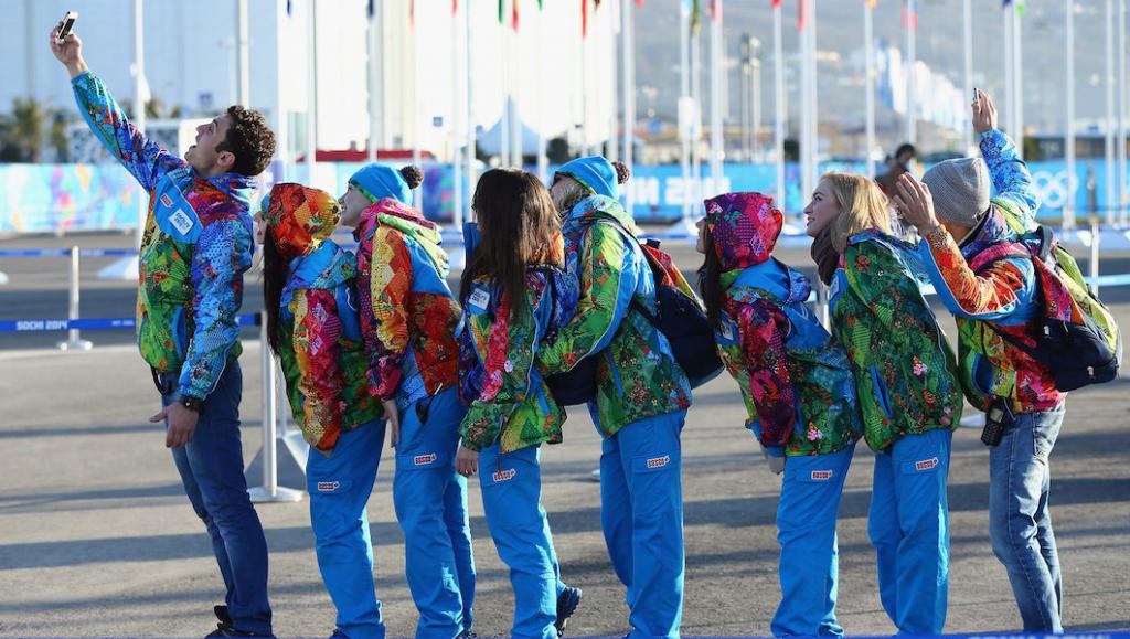 Volunteers of the Sochi Olympics